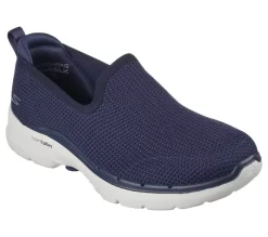 Skechers GOwalk 6 - Clear Virtue -Skechers Shop 124505 NVY F