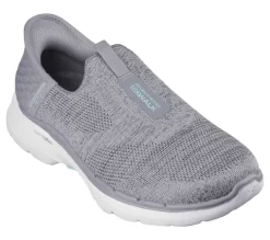 Skechers Slip-ins: GO WALK 6 - Fabulous View -Skechers Shop 124569 GRY F